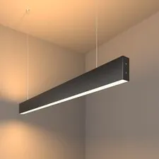 Elektrostandard a042942 101-200-40-103 / Линейный светодиодный подвесной двусторонний светильник 103см 40W 3000K черная шагрень