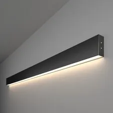Elektrostandard a042934 101-100-30-128 / Линейный светодиодный накладной односторонний светильник 128см 25W 4200K черная шагрень
