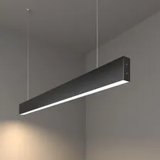 Elektrostandard a042949 101-200-30-103 / Линейный светодиодный подвесной односторонний светильник 103см 20W 4200K черная шагрень