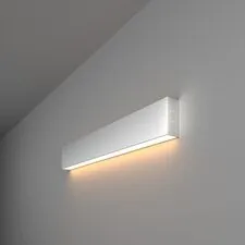 Elektrostandard a041486 101-100-30-53 / Линейный светодиодный накладной односторонний светильник 53см 10W 3000K матовое серебро