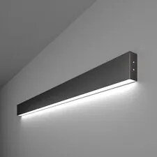 Elektrostandard a042931 101-100-30-103 / Линейный светодиодный накладной односторонний светильник 103см 20W 6500K черная шагрень