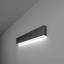Elektrostandard a042938 101-100-30-53 / Линейный светодиодный накладной односторонний светильник 53см 10W 6500K черная шагрень