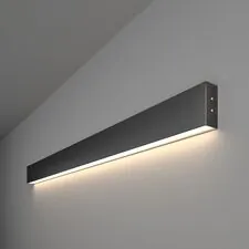 Elektrostandard a042930 101-100-30-103 / Линейный светодиодный накладной односторонний светильник 103см 20W 4200K черная шагрень