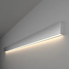 Elektrostandard a041484 101-100-30-128 / Линейный светодиодный накладной односторонний светильник 128см 25W 4200K матовое серебро