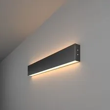 Elektrostandard a042923 101-100-40-53 / Линейный светодиодный накладной двусторонний светильник 53см 20W 3000K черная шагрень