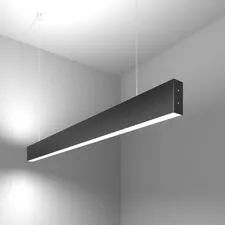 Elektrostandard a042944 101-200-40-103 / Линейный светодиодный подвесной двусторонний светильник 103см 40W 6500K черная шагрень