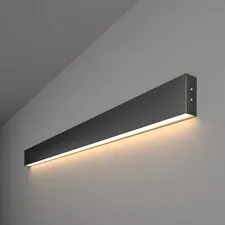 Elektrostandard a042929 101-100-30-103 / Линейный светодиодный накладной односторонний светильник 103см 20W 3000K черная шагрень