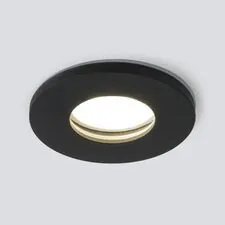 Elektrostandard a053360 125 MR16/светильник встраиваемый/ черный матовый