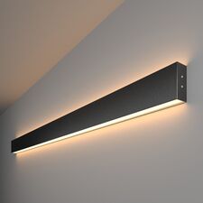 Elektrostandard a042920 101-100-40-128 / Линейный светодиодный накладной двусторонний светильник 128см 50W 3000K черная шагрень