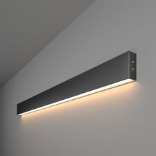 Elektrostandard a042929 101-100-30-103 / Линейный светодиодный накладной односторонний светильник 103см 20W 3000K черная шагрень
