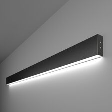 Elektrostandard a042935 101-100-30-128 / Линейный светодиодный накладной односторонний светильник 128см 25W 6500K черная шагрень