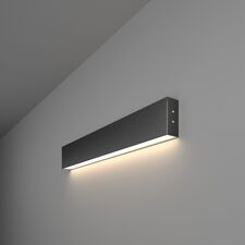 Elektrostandard a042937 101-100-30-53 / Линейный светодиодный накладной односторонний светильник 53см 10W 4200K черная шагрень