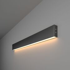 Elektrostandard a042939 101-100-30-78 / Линейный светодиодный накладной односторонний светильник 78см 15W 3000K черная шагрень
