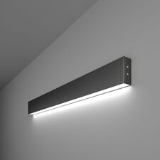 Elektrostandard a042941 101-100-30-78 / Линейный светодиодный накладной односторонний светильник 78см 15W 6500K черная шагрень