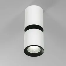 Elektrostandard a064728 25048/LED 12W 4000К белый/чёрный / Светильник потолочный светодиодный
