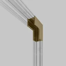 Elektrostandard a069640 Brass Line Коннектор угловой внутренний для накладного шинопровода (латунь) 85225/00
