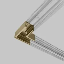 Elektrostandard a069639 Brass Line Коннектор угловой для накладного шинопровода (латунь) 85224/00