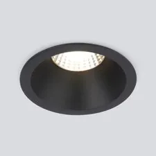 Elektrostandard a063926 15266/LED 7W 3000K BK черный / Встраиваемый светодиодный светильник