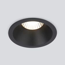 Elektrostandard a063926 15266/LED 7W 3000K BK черный / Встраиваемый светодиодный светильник