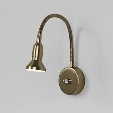 Elektrostandard a025005 1215 MR16 / Светильник настенный Plica  бронза/золото