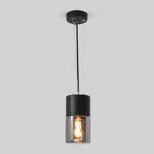 Elektrostandard a055634 35125/H / Светильник садово-парковый Roil чёрный/дымчатый плафон