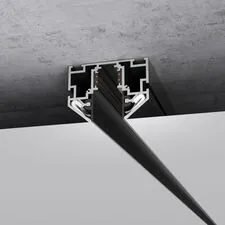 Elektrostandard a067412 Slim Magnetic Шинопровод в натяжной потолок с декоративными вставками (черный) (2м) 85204/00