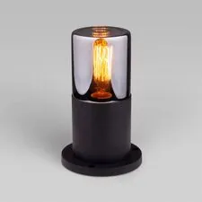 Elektrostandard a055632 35125/S / Светильник садово-парковый Roil чёрный/дымчатый плафон