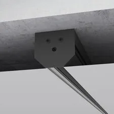 Elektrostandard a067417 Slim Magnetic Заглушки для шинопровода в натяжной потолок 85204/00 (черный)  (2 шт.) 85206/00