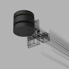 Elektrostandard a063966 Slim Magnetic Коннектор круглый шарнирный для накладного шинопровода (чёрный) 85010/00