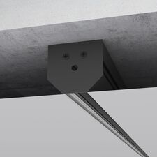 Elektrostandard a067417 Slim Magnetic Заглушки для шинопровода в натяжной потолок 85204/00 (черный)  (2 шт.) 85206/00