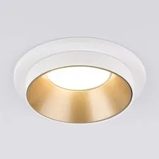 Elektrostandard a053343 113 MR16/светильник встраиваемый/ золото белый