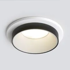 Elektrostandard a053342 113 MR16/светильник встраиваемый/ белый черный