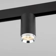 Elektrostandard a061298 Slim Magnetic R06 Трековый светильник 10W 4200K Ringe (черный/серебро) 85506/01