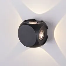Elektrostandard a047186 1504 TECHNO LED / Светильник садово-парковый со светодиодами CUBE черный