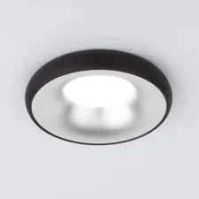 Elektrostandard a053349 118 MR16/светильник встраиваемый/ серебро черный