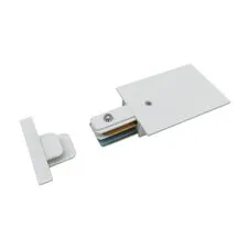 Elektrostandard a049561 TRPF-1-WH / Соединитель электрический Ввод питания и заглушка торцевая для однофазного встраиваемого шинопровода  (белый)