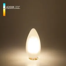 Elektrostandard a049063 BLE1410 / Светодиодная лампа Свеча 7W 4200K E14 (C35 белый матовый)