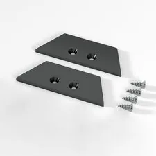 Elektrostandard a066623 ZL-2-ALP022 Заглушки для накладного алюминиевого профиля LL-2-ALP022 (комп. 2шт.) черный