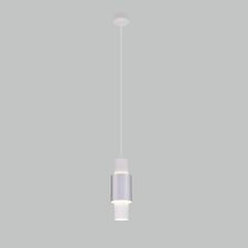 Eurosvet a051716 50204/1 LED / подвесной светильник / белый/матовое серебро