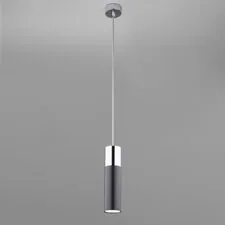 Eurosvet 00000084443 50135/1 LED / подвесной светильник хром/черный