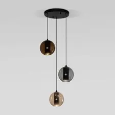 Eurosvet a064554 50258/3 LED / подвесной светильник/ дымчатый/ бежевый/ шоколад