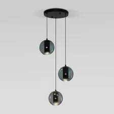 Eurosvet a064555 50258/3 LED/ подвесной светильник/ дымчатый/бирюзовый