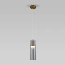 Eurosvet a061287 50244/1 LED / подвесной светильник / латунь/дымчатый