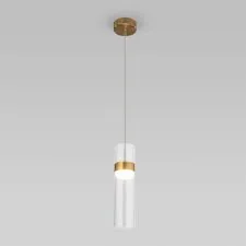 Eurosvet a061286 50244/1 LED / подвесной светильник / латунь/прозрачный