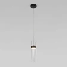Eurosvet a061288 50244/1 LED / подвесной светильник / черный/прозрачный
