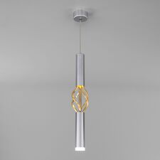 Eurosvet a049110 50191/1 LED / подвесной светильник / матовое серебро/матовое золото