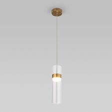 Eurosvet a061286 50244/1 LED / подвесной светильник / латунь/прозрачный
