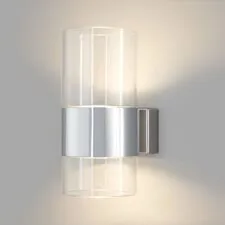 Eurosvet a062085 40021/1 LED настенный светильник хром/прозрачный