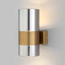Eurosvet a062084 40021/1 LED настенный светильник латунь/дымчатый