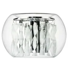 Lightstar 752634 Бра ACQUARIO 3х20W G4 12V ХРОМ БЕЛ стекло
